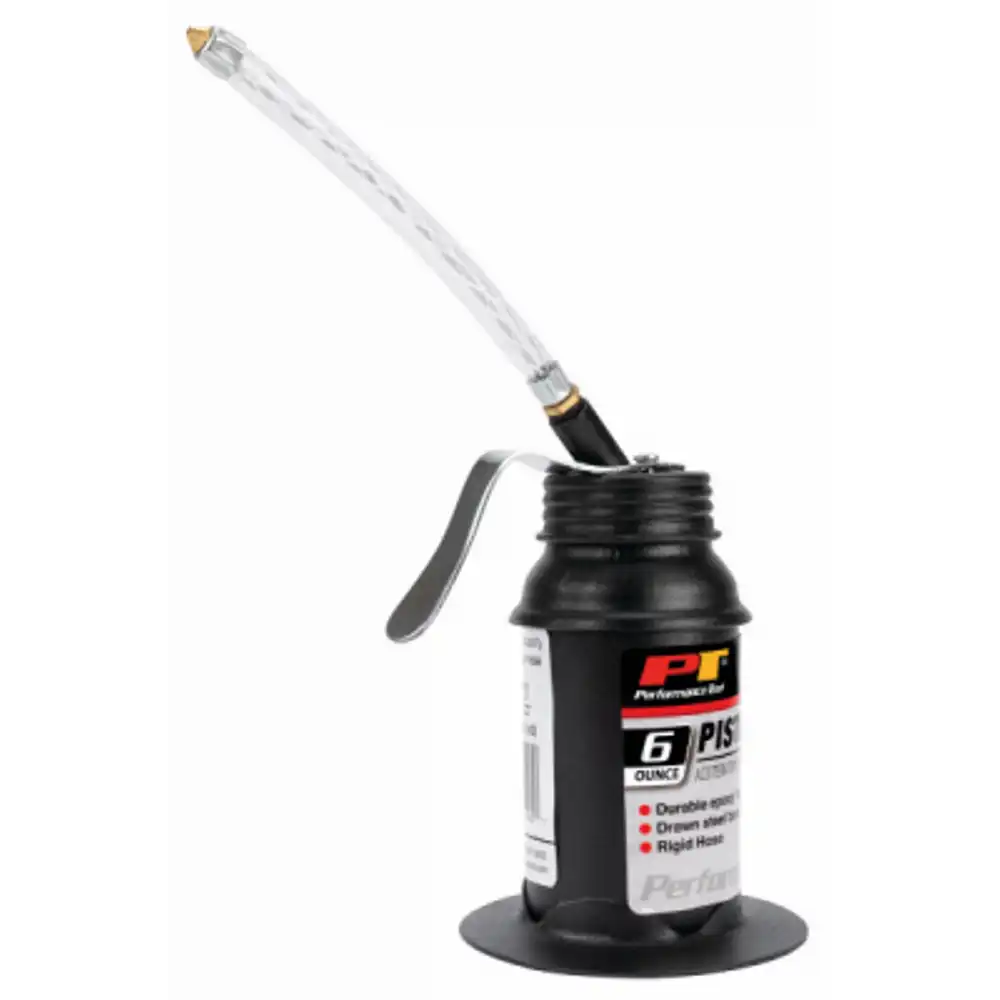 pistol oiler w/ flex hose, 6 oz.