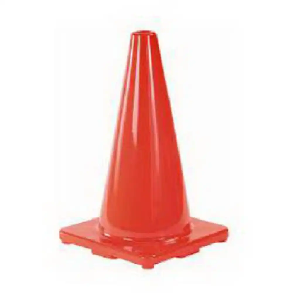 orange safety cone, 18-in.