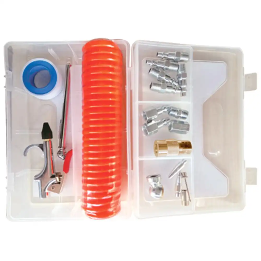 air accessory kit with case, 19-pc.