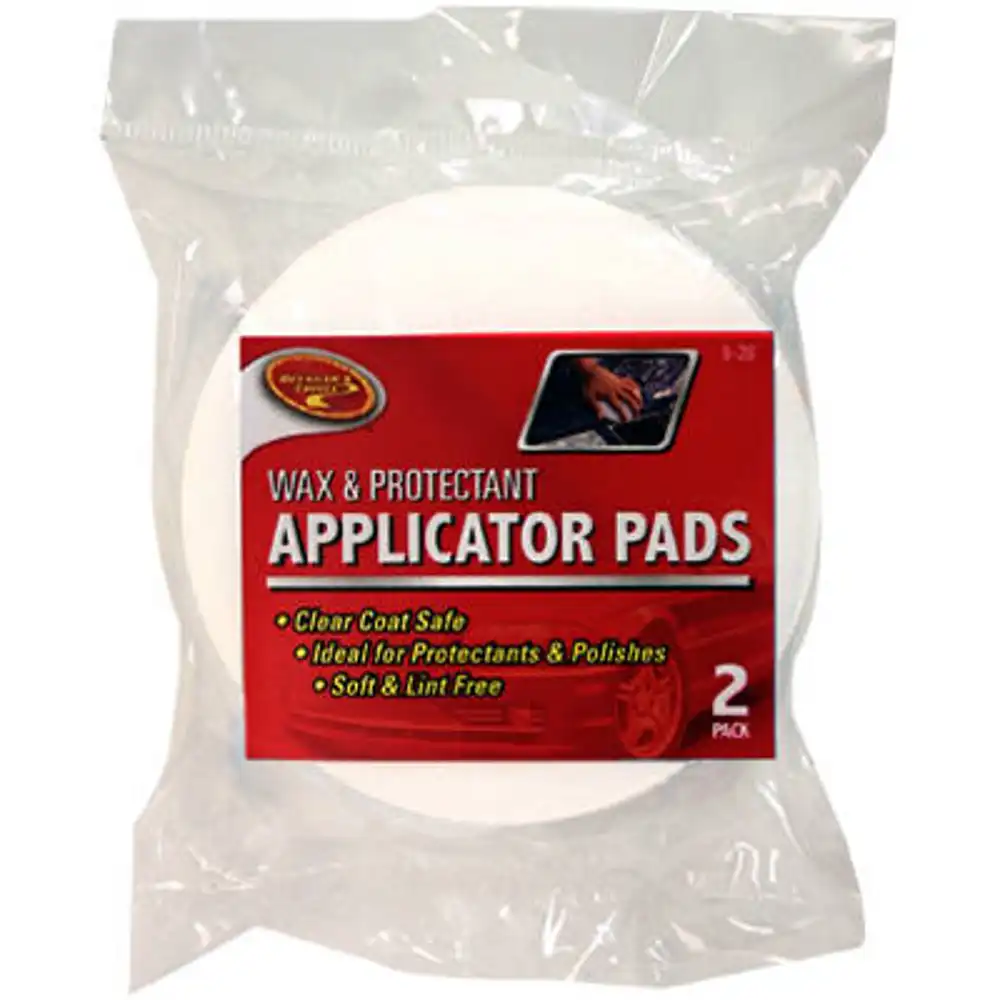 wax applicator pads, 2-pk.