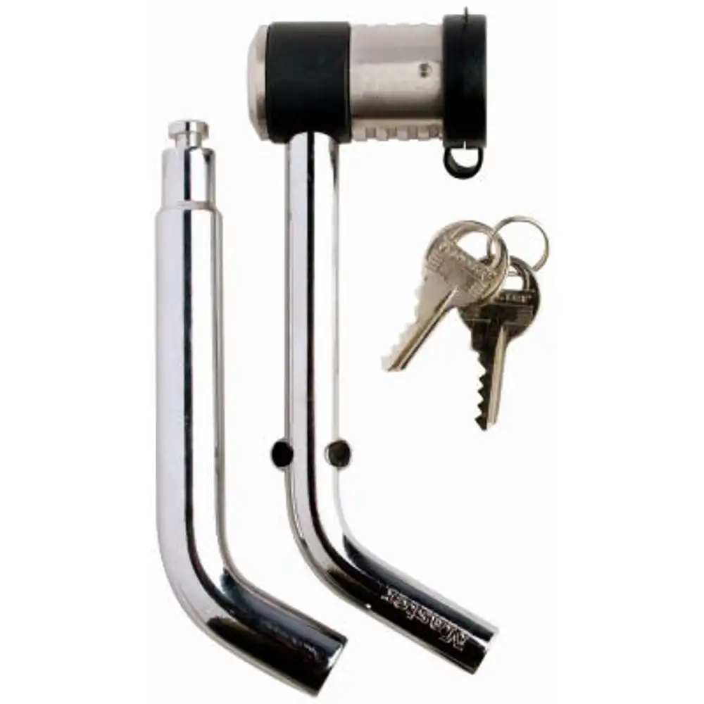 chrome-plated steel bent receiver pin lock