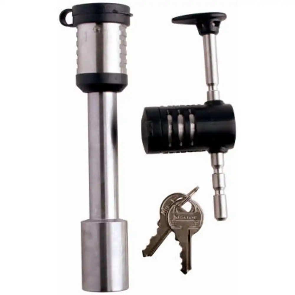 5/8-in. barbell receiver pin & coupler lock, stainless steel sleeve