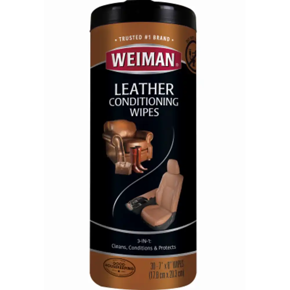leather wipes, 30-ct.