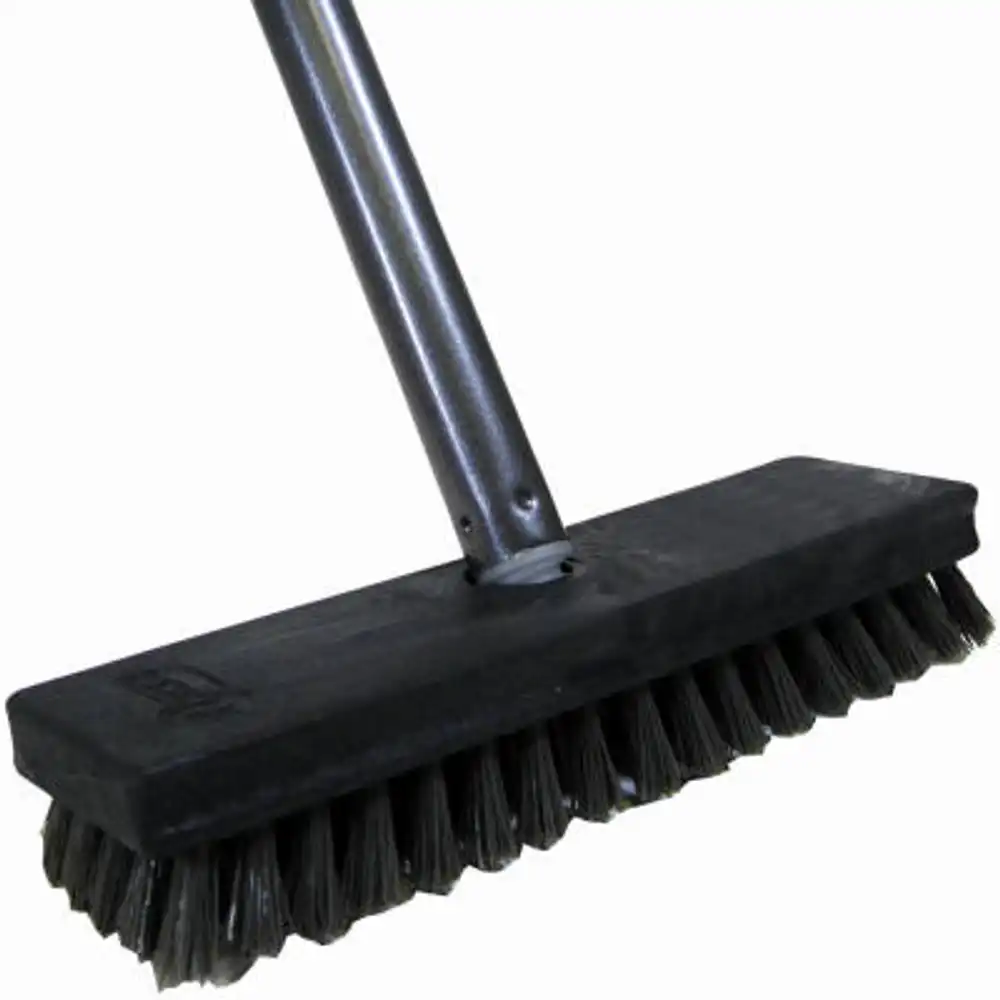 poly deck scrubber brush, 8 in.
