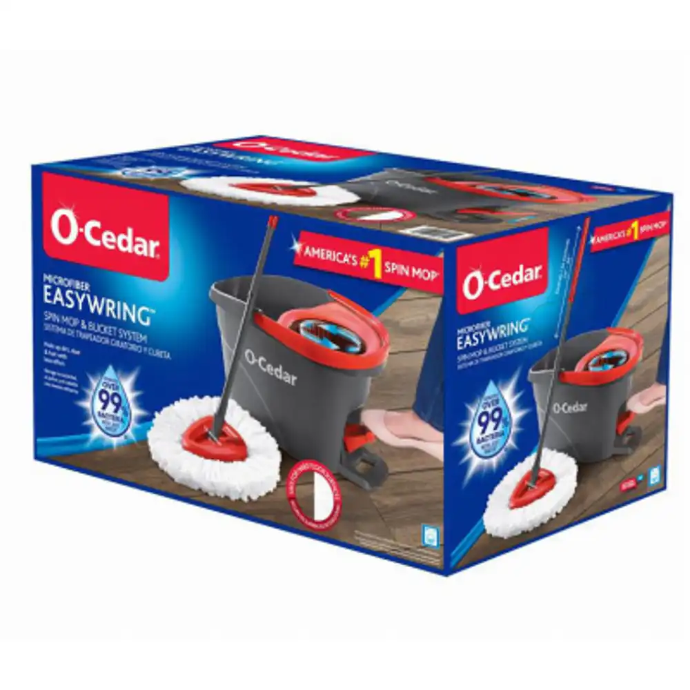 easy wring spin mop kit