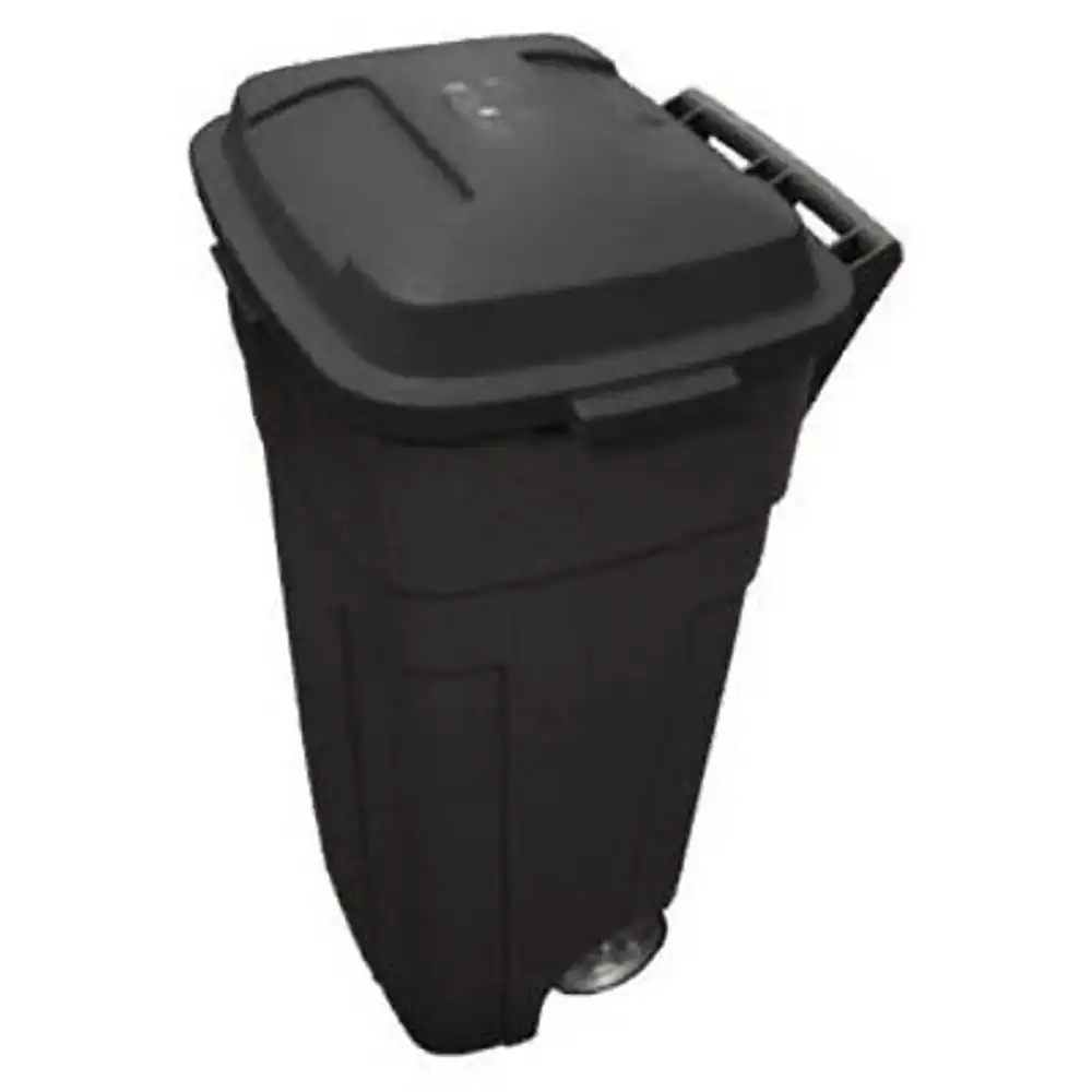 34 gallon heavy-duty wheeled trash can