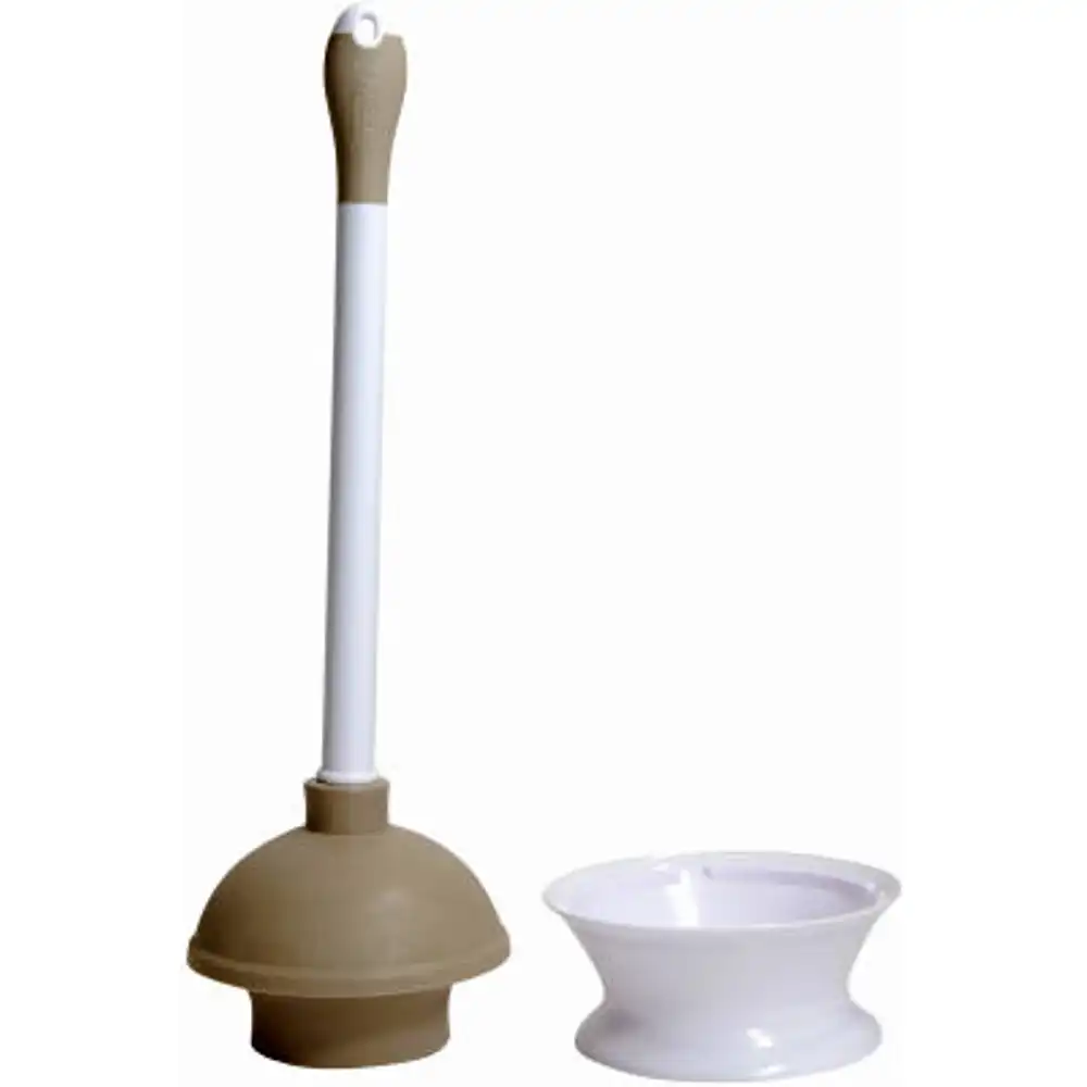 plunger & caddy with microban