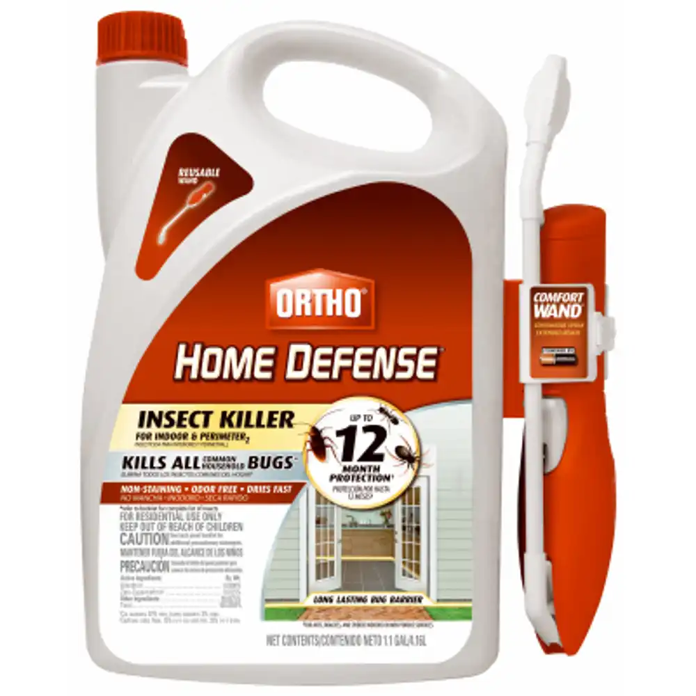 home defense max insect killer with wand, 1.1 gallon ready-to-use bonus size