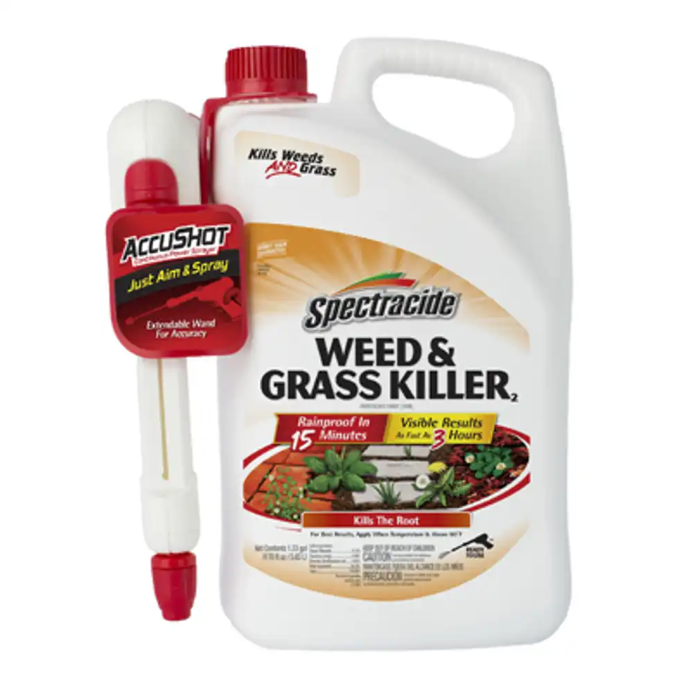 weed & grass killer, accushot spray, 1.33-gallons