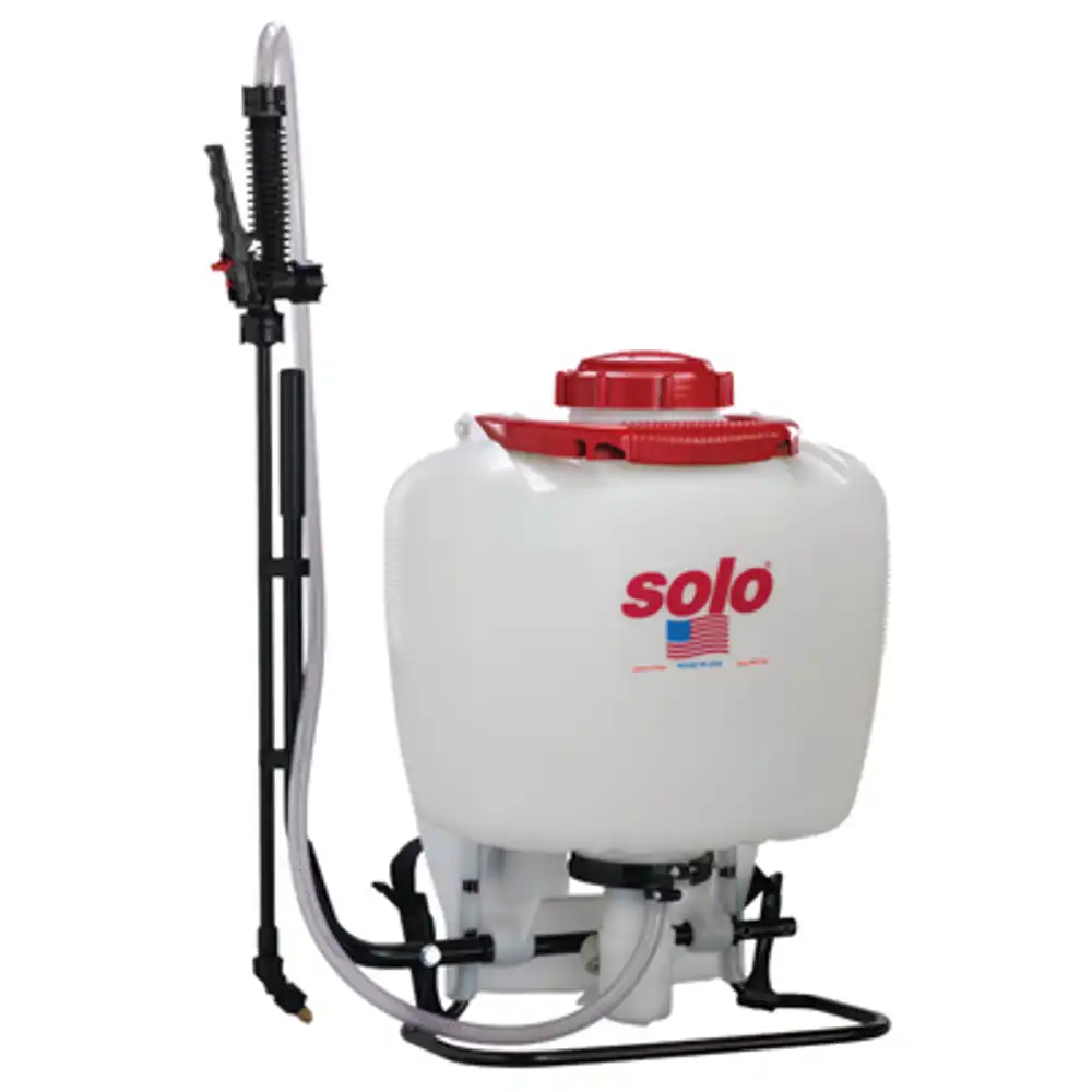 backpack garden sprayer 425-101, piston pump, carry handle, 4-gallons