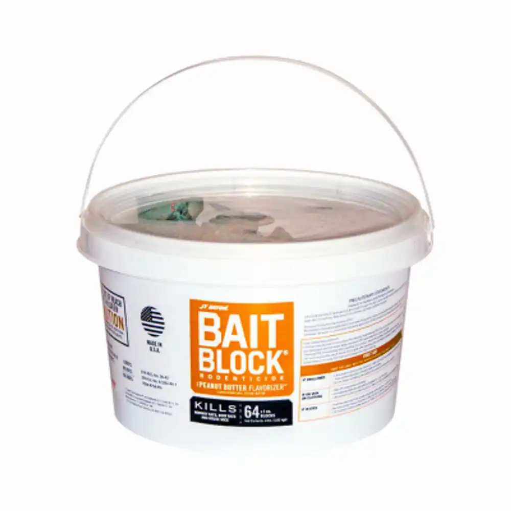 rat & mice bait blocks, peanut butter, 4 lbs.