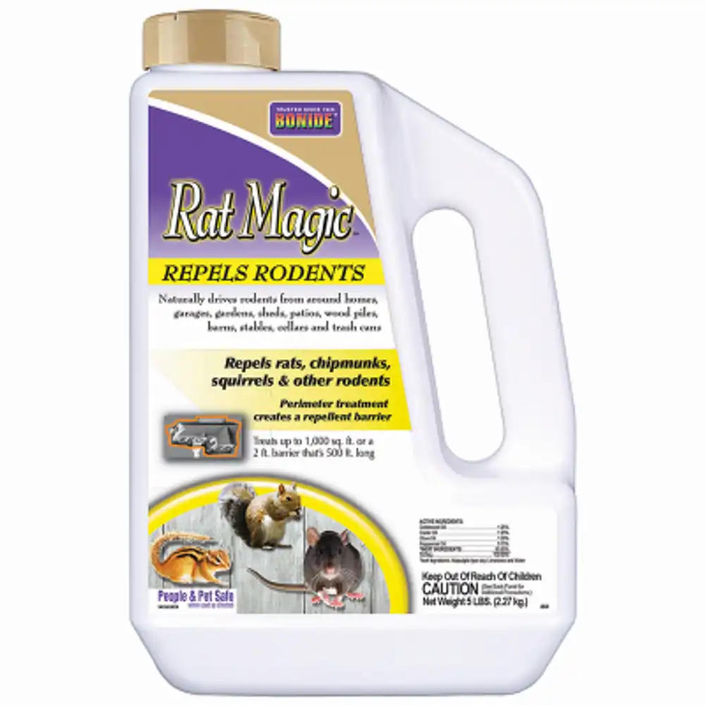 rat magic rat repellent granules, 5 lbs.