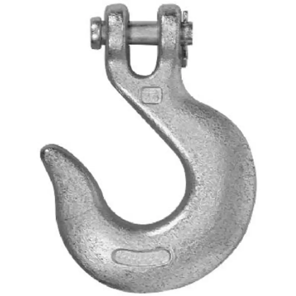 clevis slip hook, zinc plated, 1/4 in.