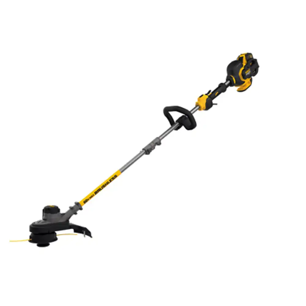 60-volt max flexvolt string grass trimmer kit, brushless motor, lithium-ion battery & charger