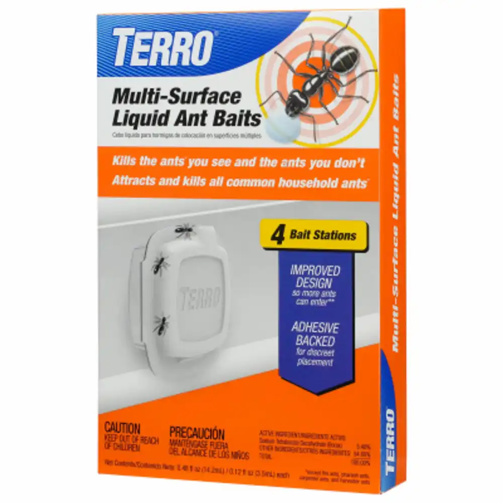 liquid ant bait, multi-surface adhesive strip