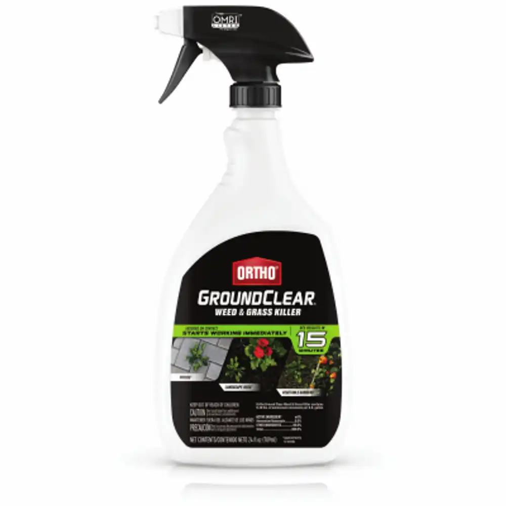 groundclear organic weed & grass killer, 24 oz. ready-to-use