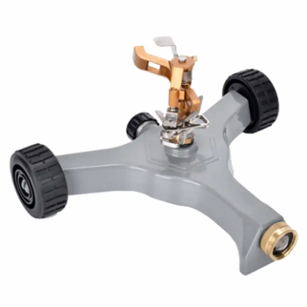 pulsating impulse sprinkler, brass, 6,300-sq. ft. coverage