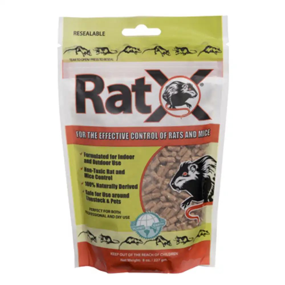 rat killer pellets, 8 oz.