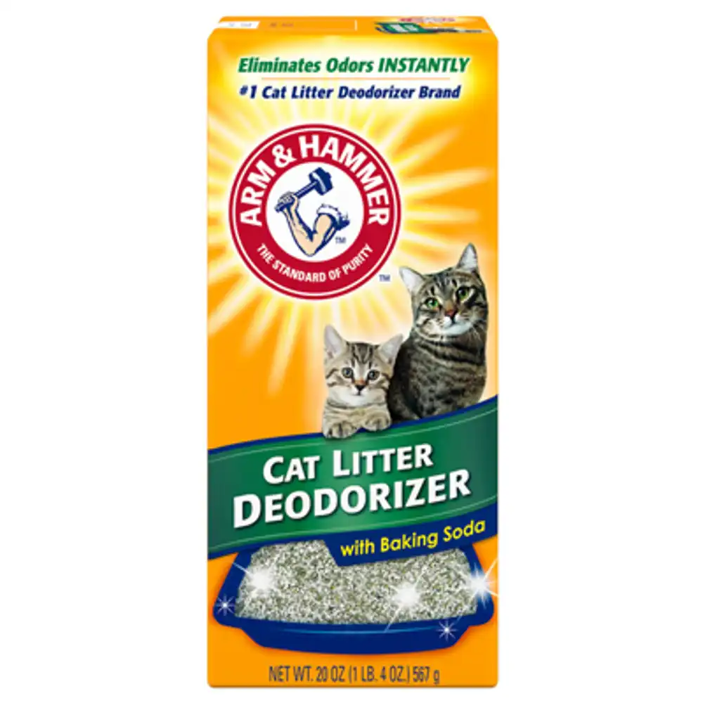 cat litter deodorizer with baking soda, 20 oz.