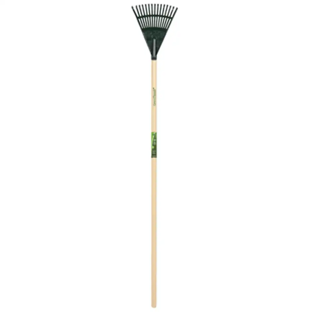poly lawn & leaf rake, 8-in. head