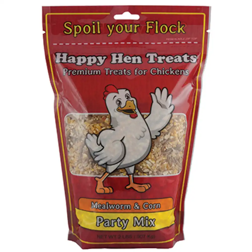 poultry mix, mealworm & corn, 2-lbs.