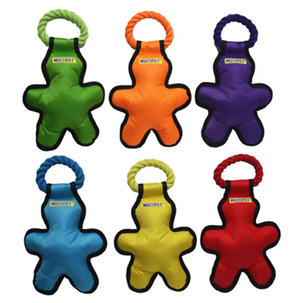 tug-o-man rope plush dog toy, 14 in.
