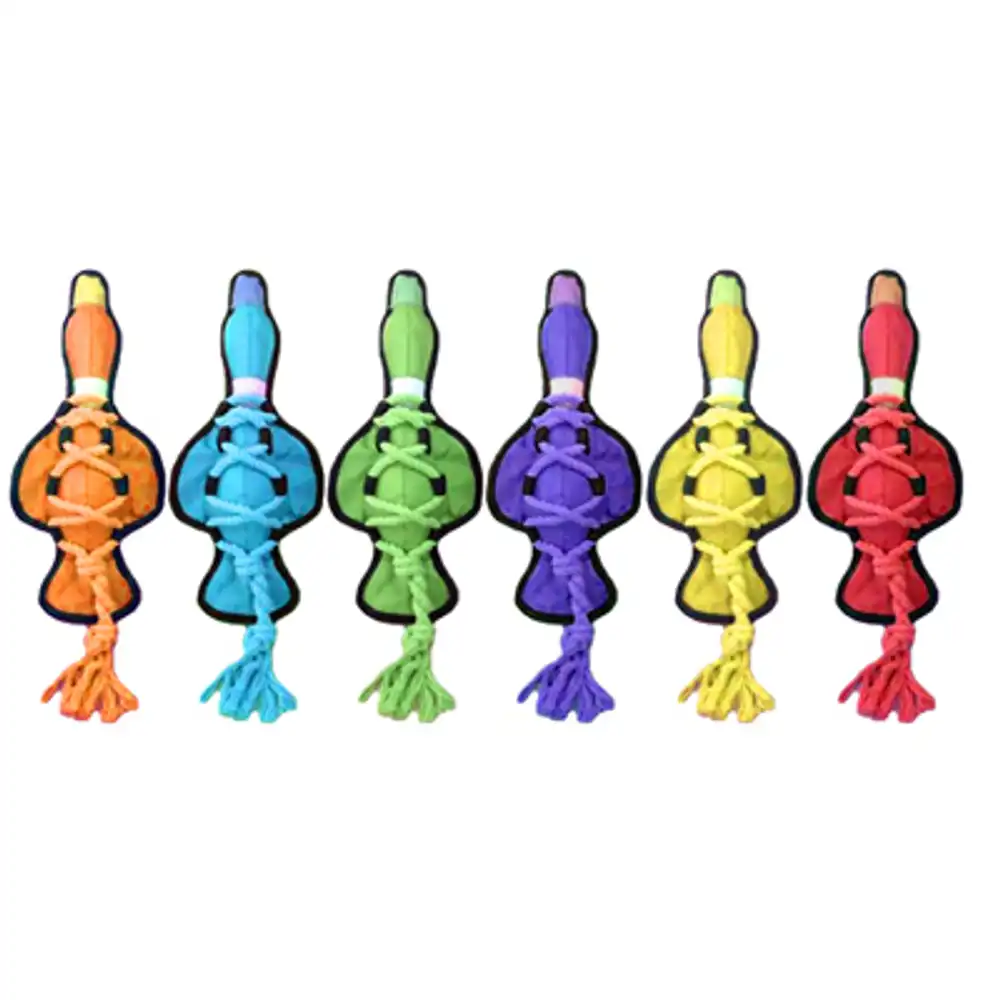 cross-ropes duck dog toy, 11.5 in