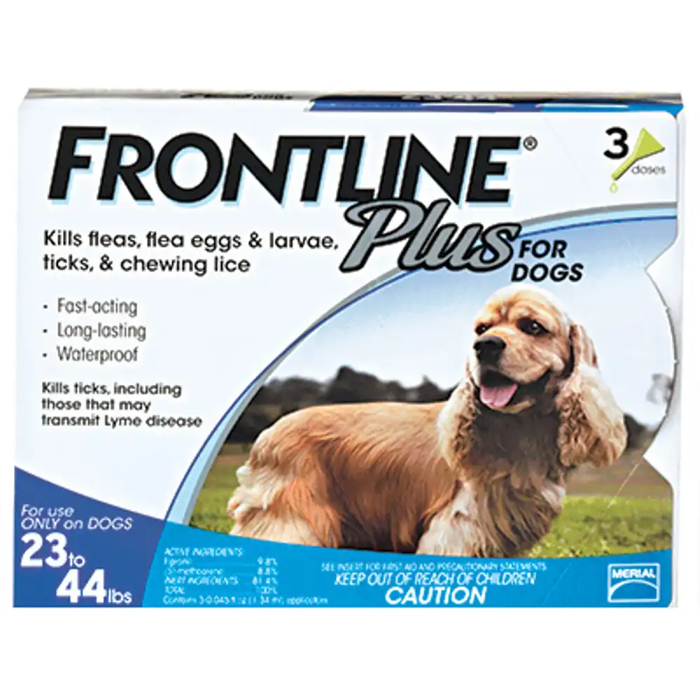 flea & tick killer, for medium dogs, 3-doses