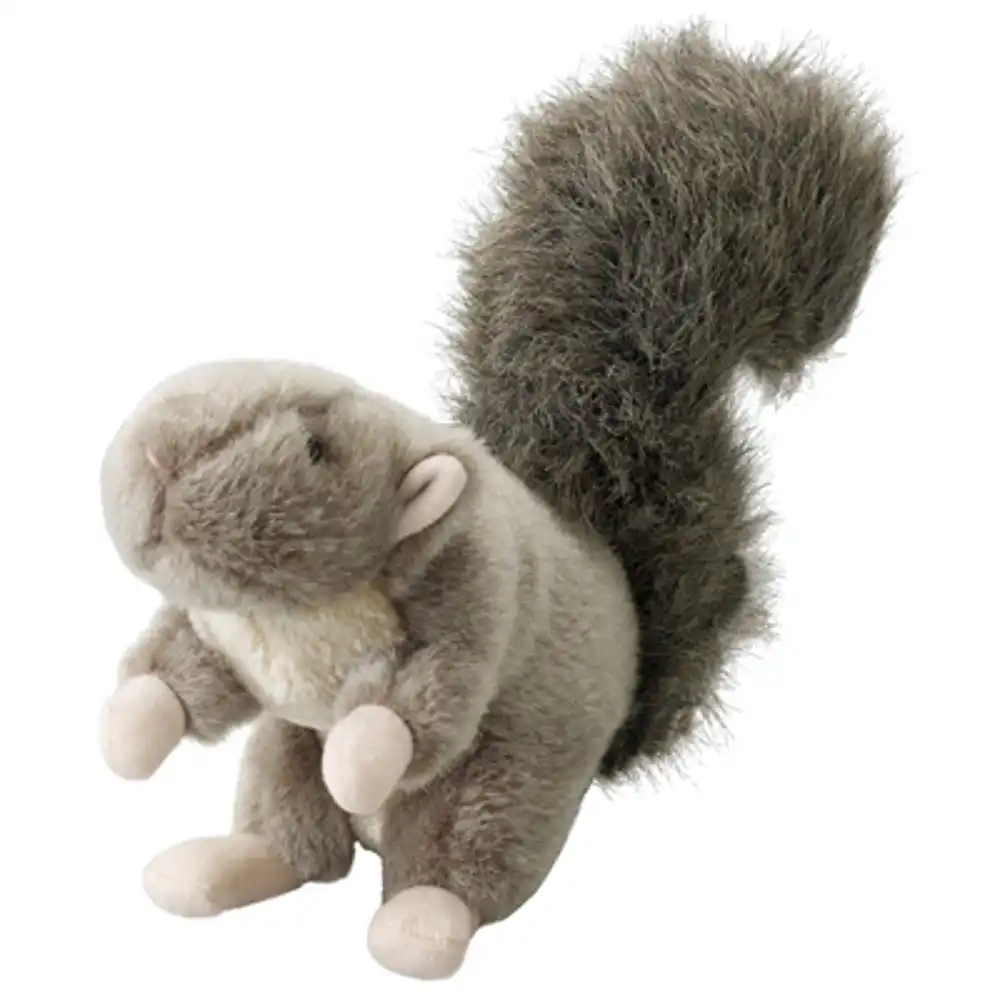 woodland soft dog toy, squirrel, 9.5-in.