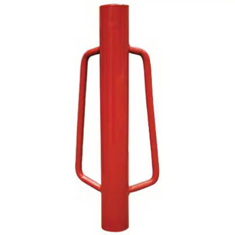 red fence post driver