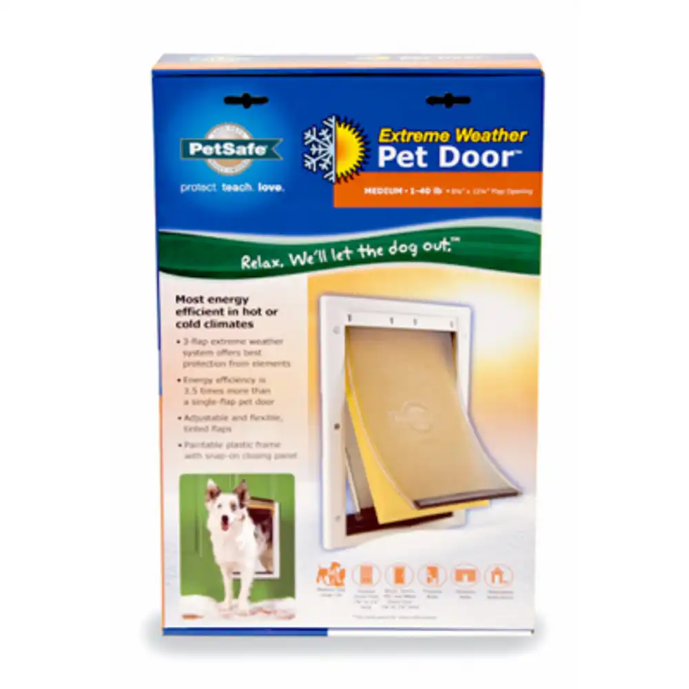 extreme weather pet door, medium