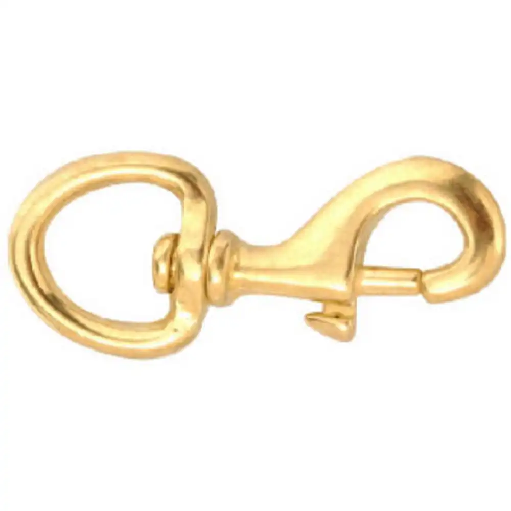 bronze swivel round eye bolt snap, 3/4 in.