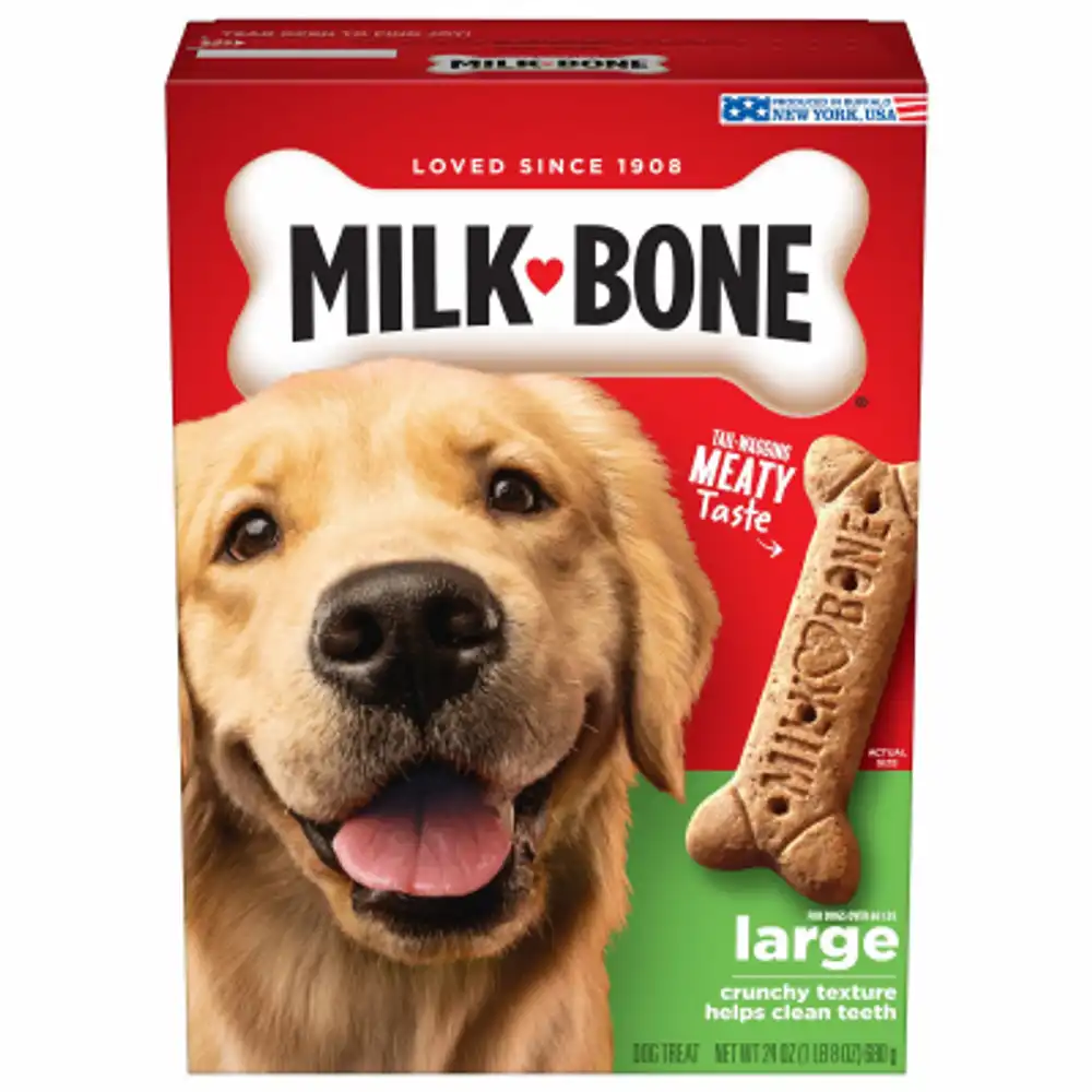 dog biscuits, large, 24 oz.