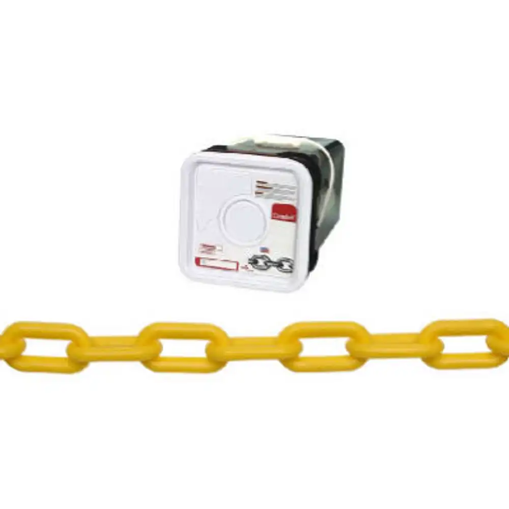 #8 yellow plastic chain, 138 ft.