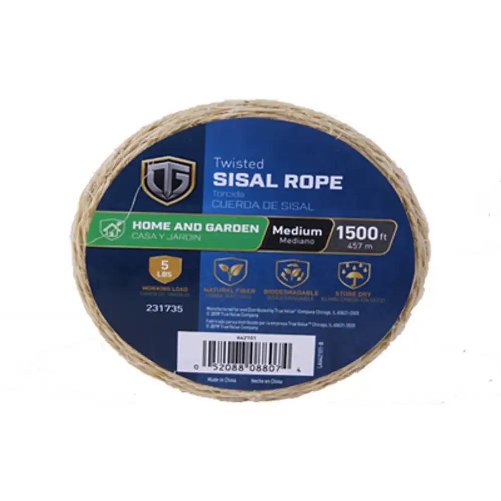 sisal twine, 1,500 ft.