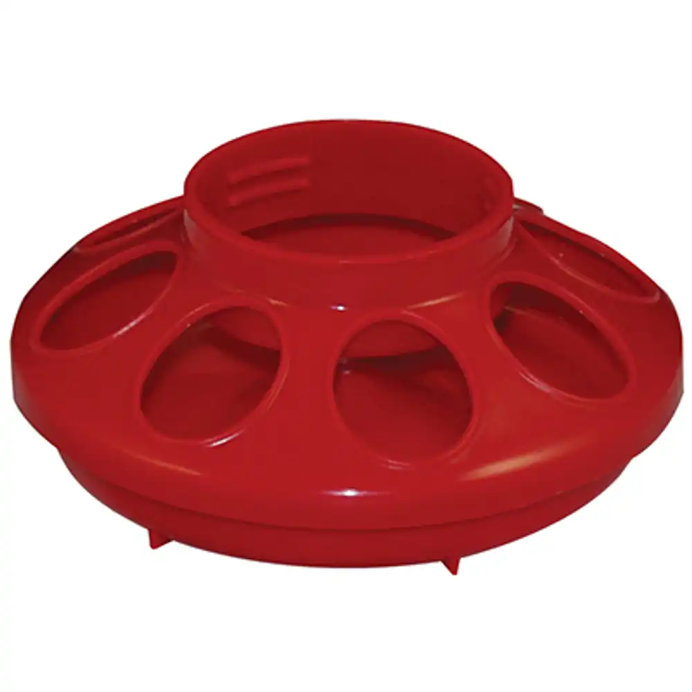 baby chick feeder, plastic, attaches to qt. jar