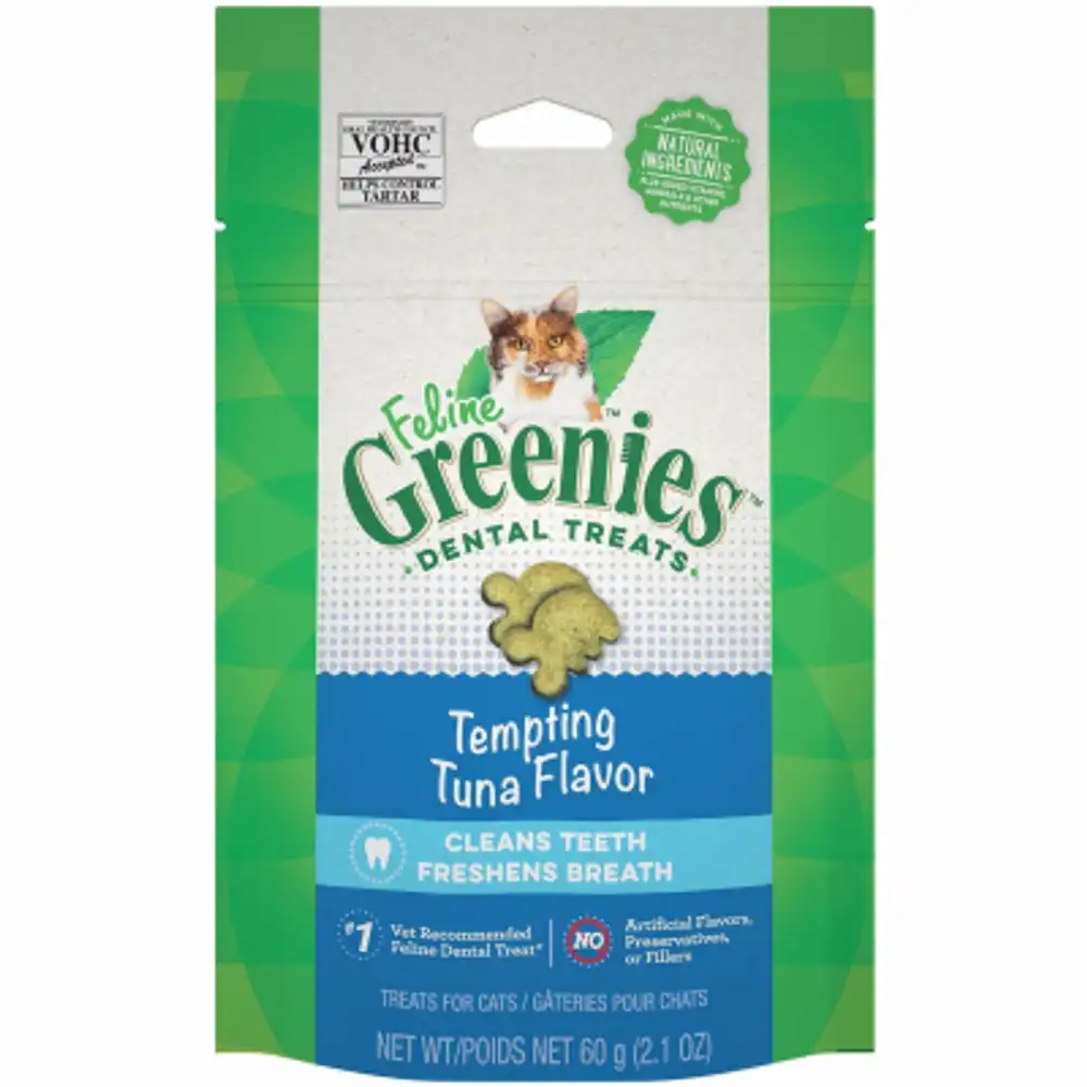 2.5 oz. tuna feline greenies