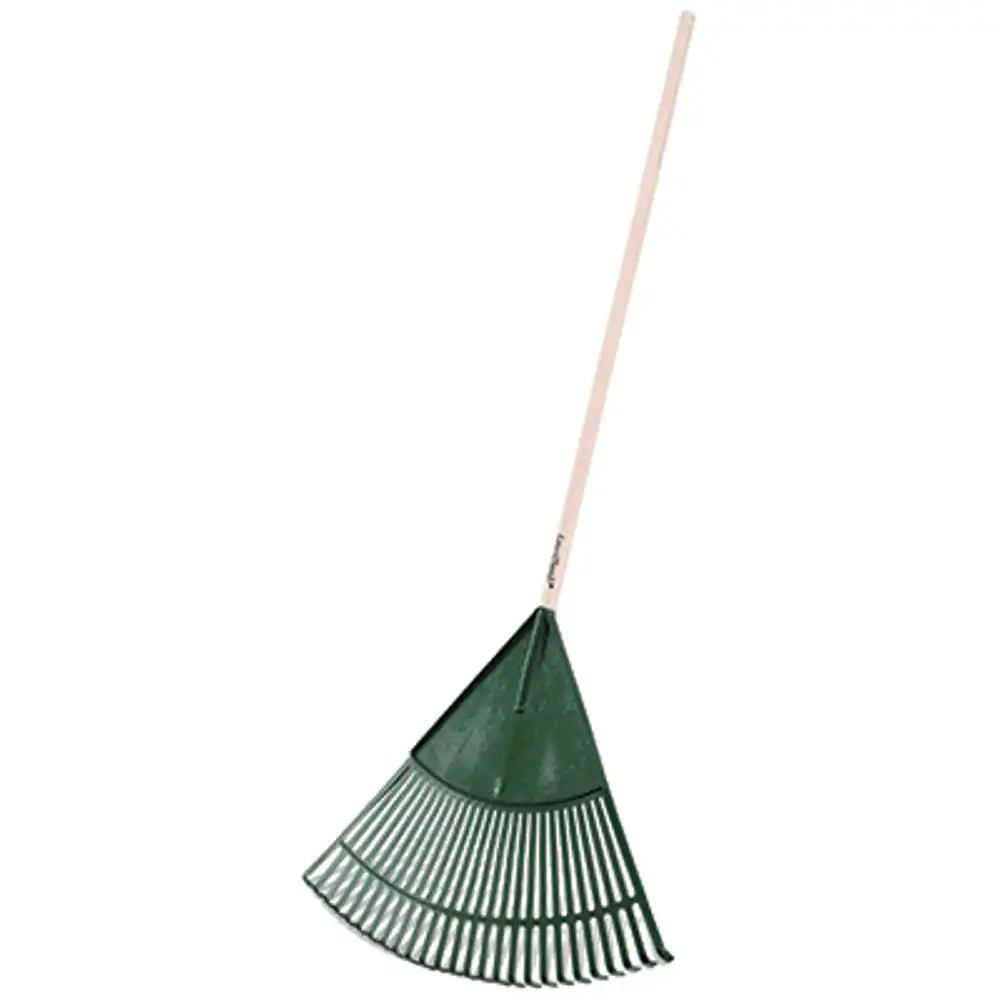 polyethylene lawn & leaf rake, 24-in. head