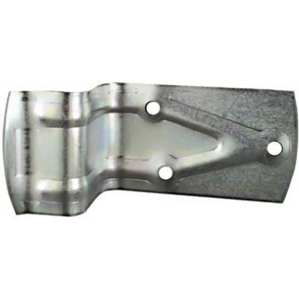 door bumper for sliding barn doors up to 2 in. thick, zinc-plated steel