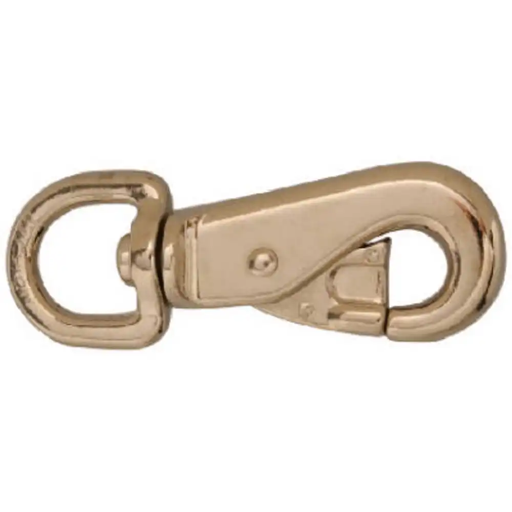 swiveling round eye animal tie zinc snap, 7/8 in.