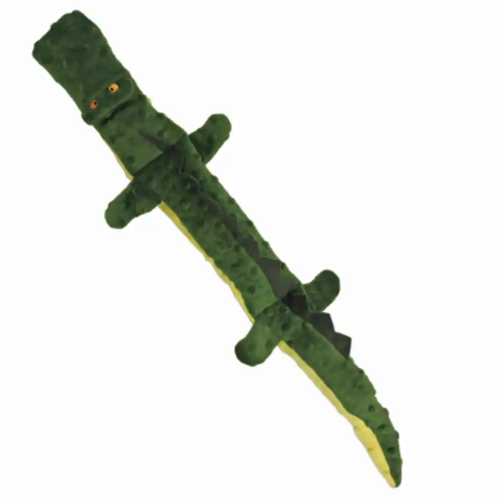 skinneeez extreme crocodile squeaky dog toy, 25 in.