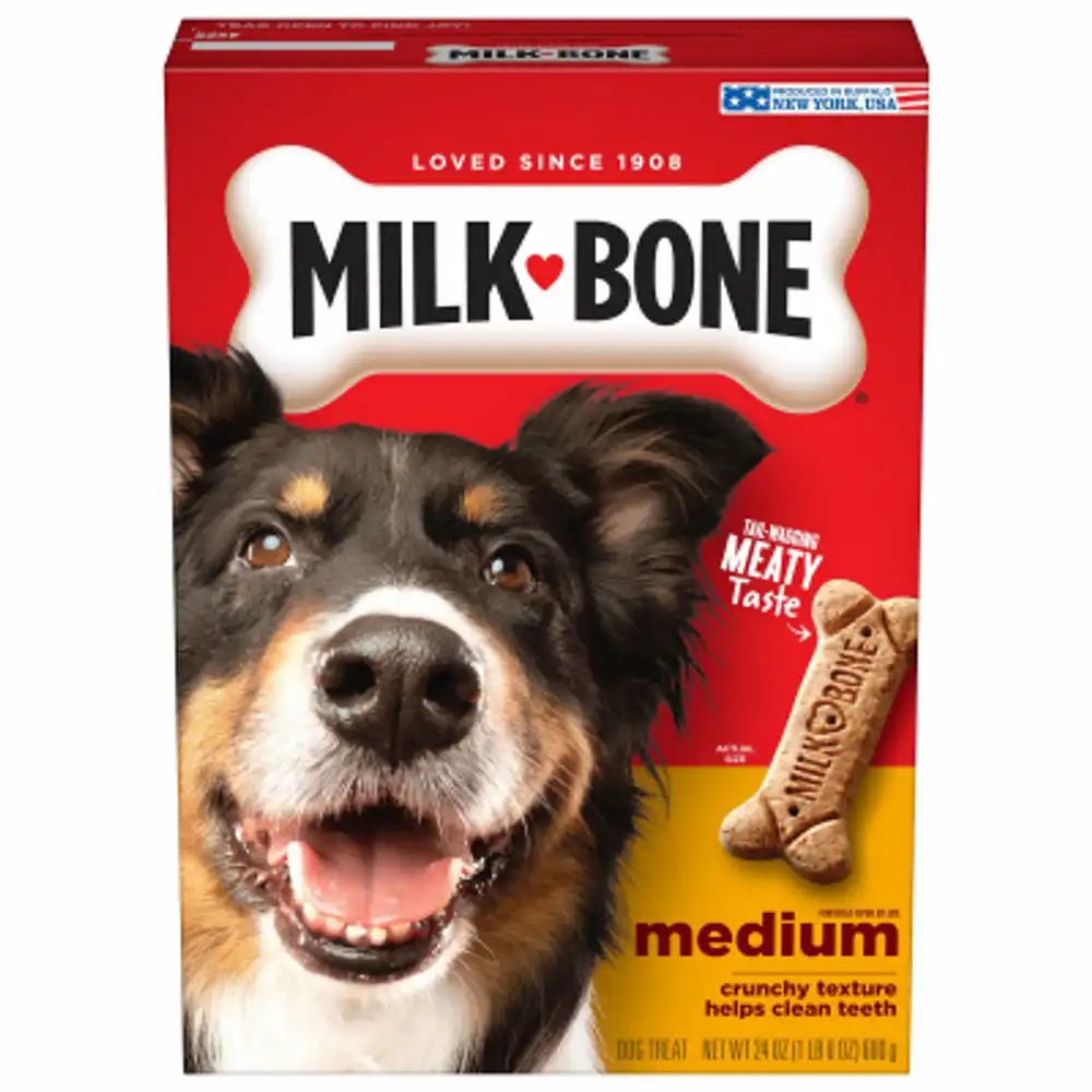 dog biscuits, medium, 24 oz.