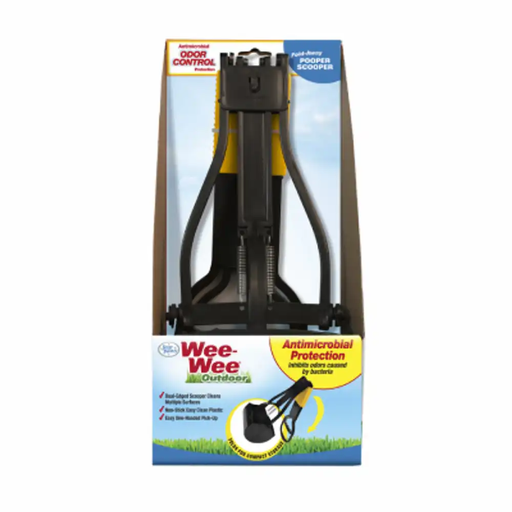 wee-wee fold-away pooper scooper