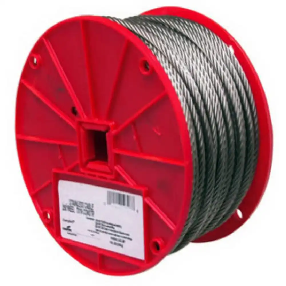 stainless steel cable, type 316, 1/8 in. x 250 ft.