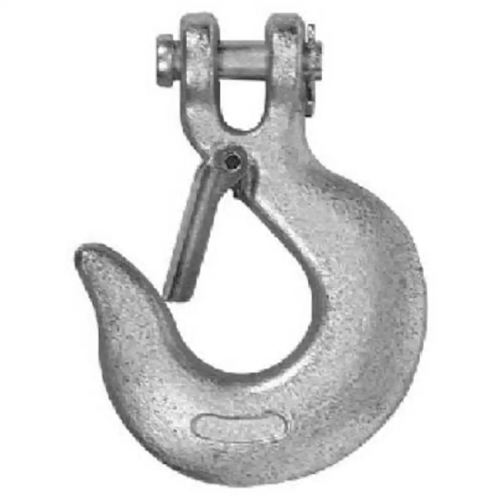 clevis slip hook with latch, 5/16 in.