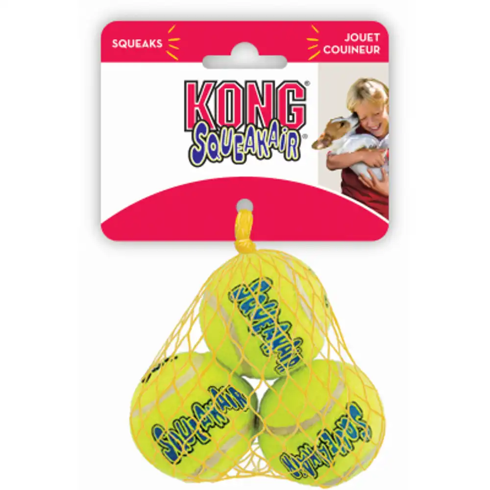 air dog tennis balls dog toy, small