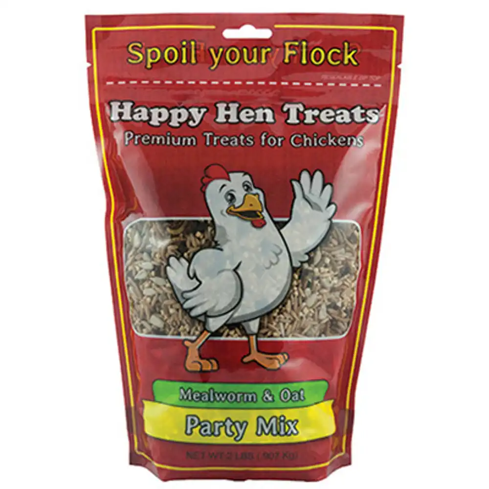 poultry mix, mealworm & oats, 2-lbs.