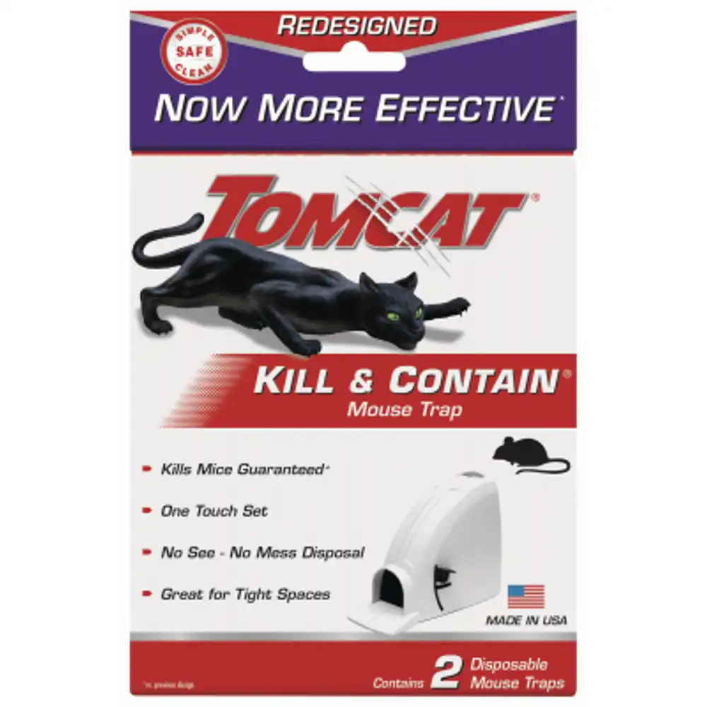 kill & contain mouse trap, 2-pk.