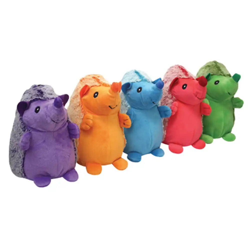 hedgehog plush squeakie dog toy, 8 in.