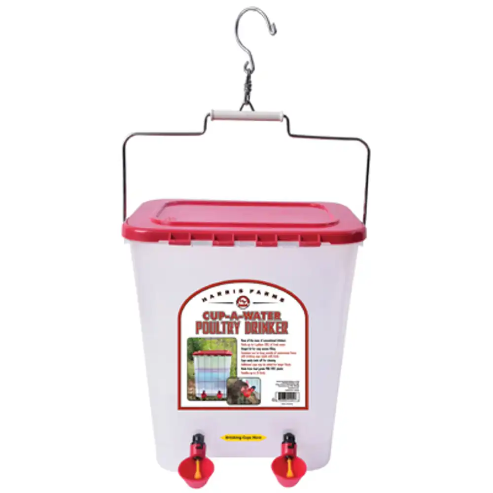 cup-a-water poultry drinker, 4 gallons